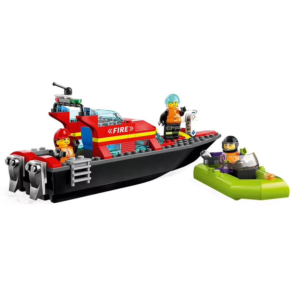 Конструктор Lego City "Лодка пожарной бригады", 60373 2