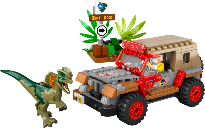 Конструктор Lego Jurassic World "Засада дилофозавра", 76958 1