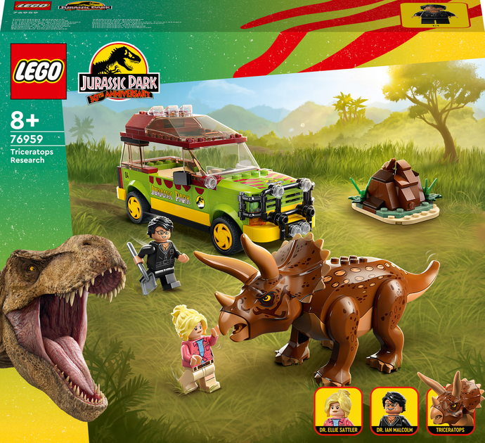 Конструктор Lego Jurassic World "Исследование трицератопсов", 76959