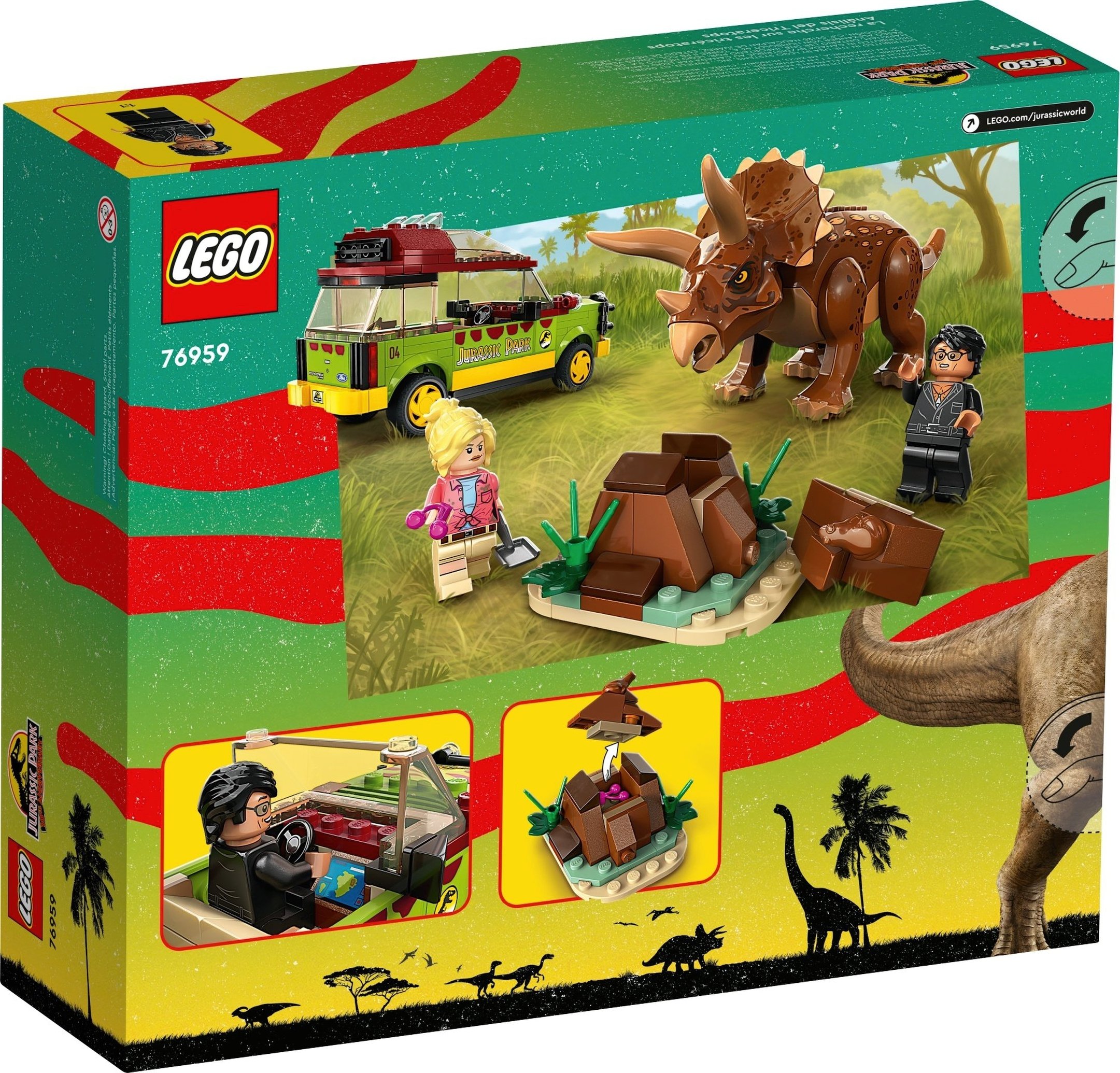Конструктор Lego Jurassic World "Исследование трицератопсов", 76959 8