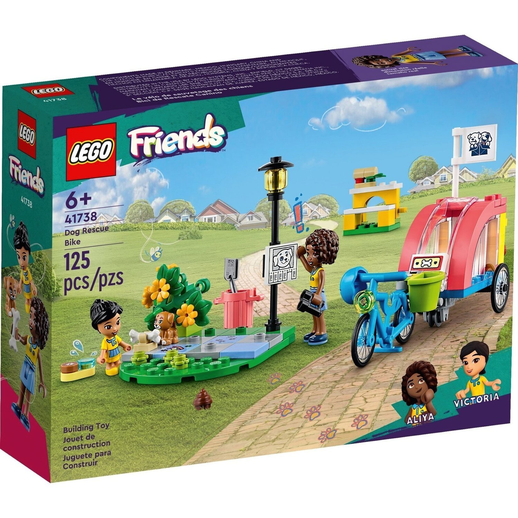 Конструктор Lego Friends "Велосипед для спасения собак", 41738