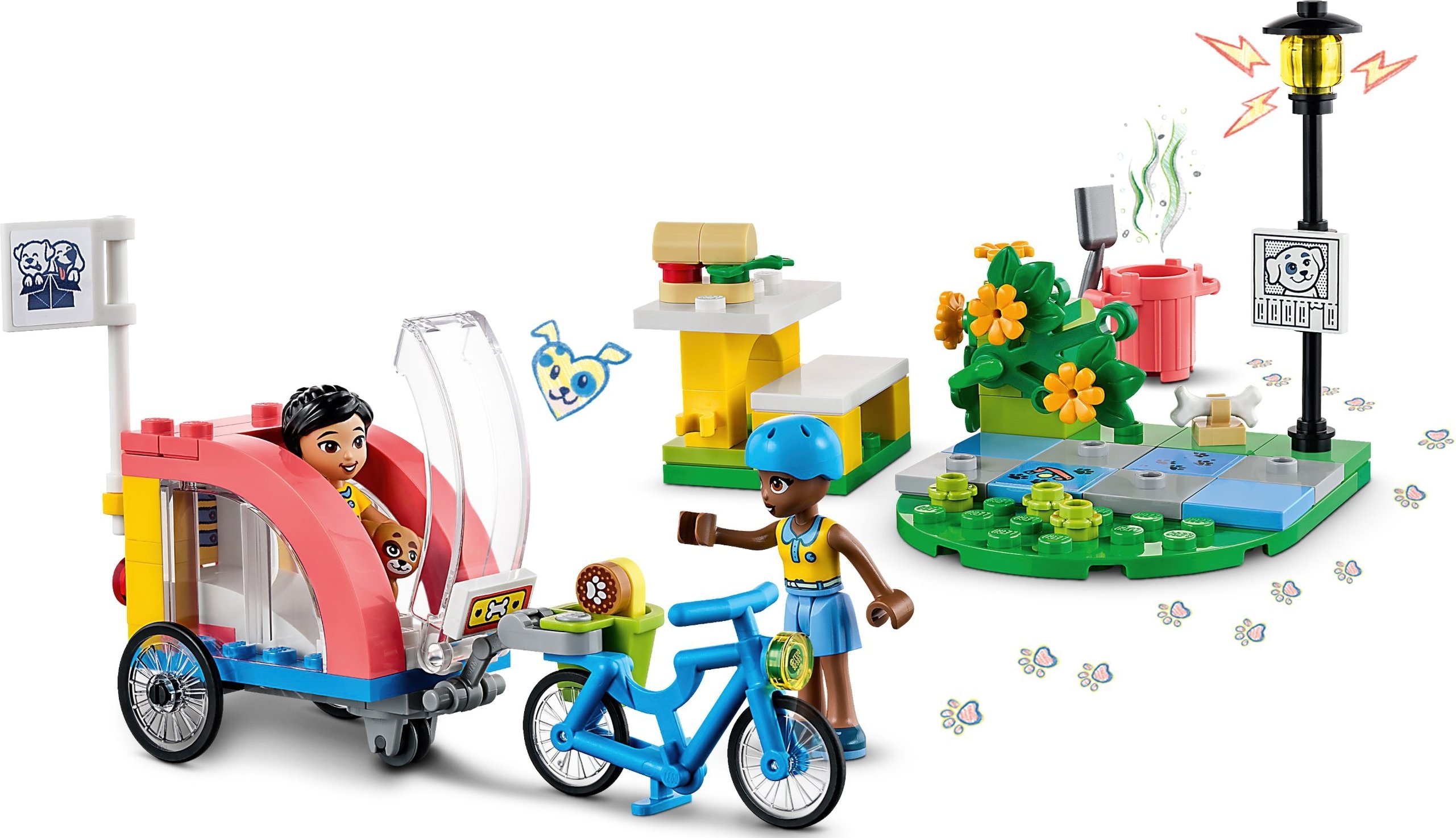 Конструктор Lego Friends "Велосипед для спасения собак", 41738 4