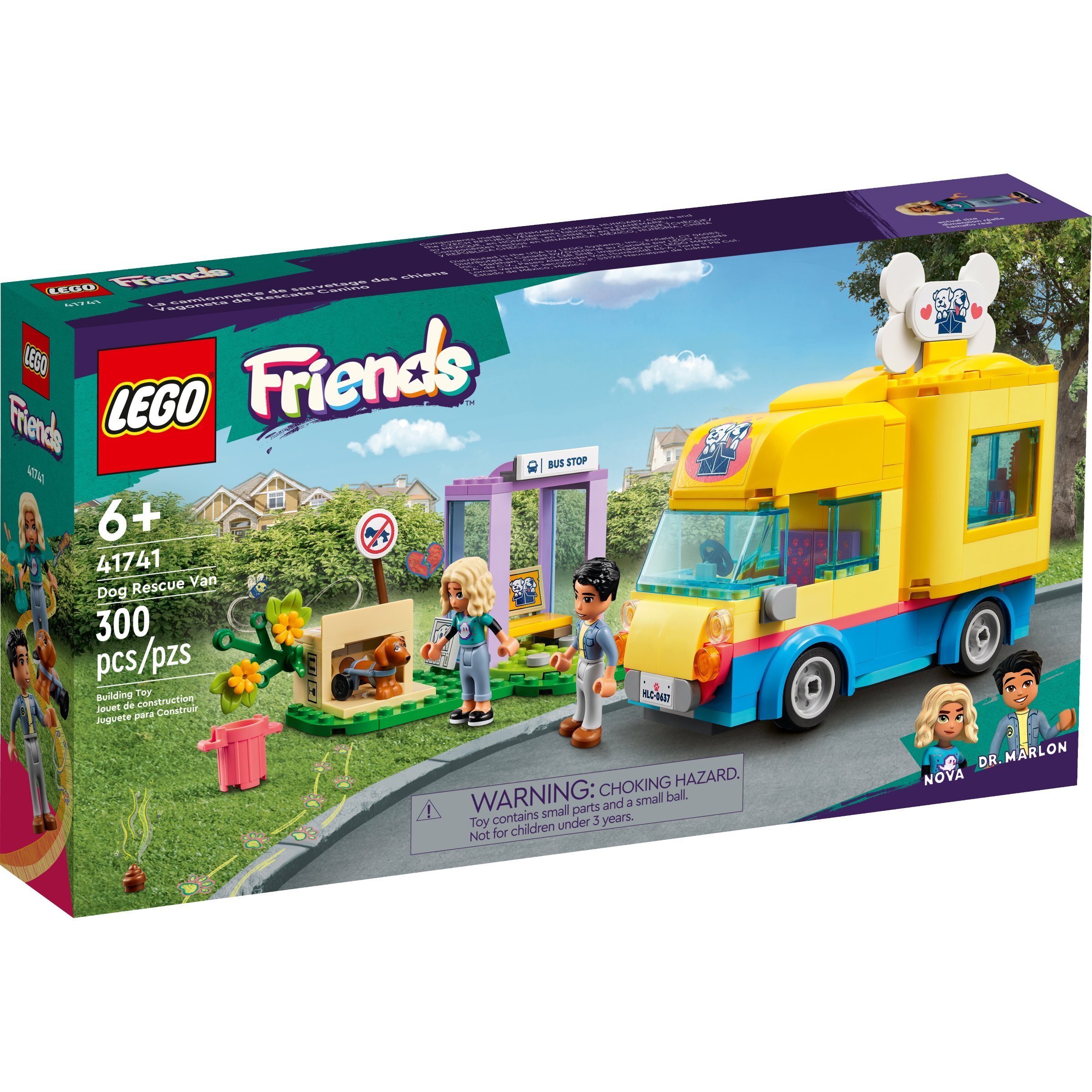 Конструктор Lego Friends "Фургон для порятунку собак", 41741