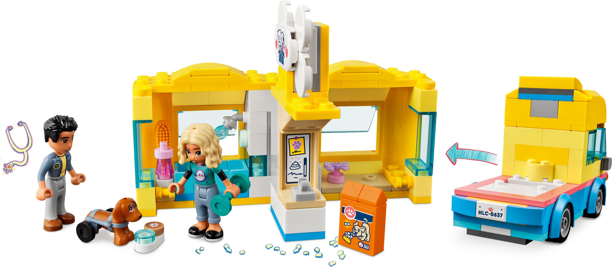Конструктор Lego Friends "Фургон для порятунку собак", 41741 5