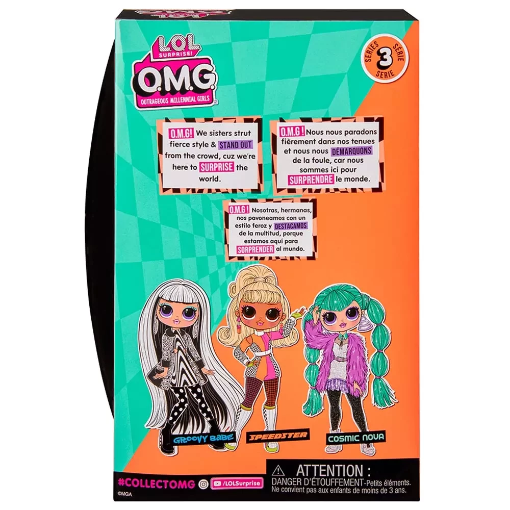 Игровой набор с куклой L.O.L Surprise! "O.M.G. HoS" S3 –  Спидстер (з аксес.), 588580 5