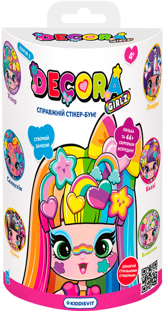 Ігровий набір з лялькою Decora - Різнокольоровий сюрприз, в асортименті, в дисплеї, D1000