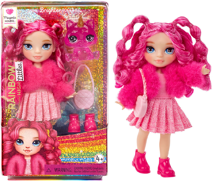 Игровой набор с куклой Rainbow High серии "Littles" - Маджента, с аксессуарами, 531180