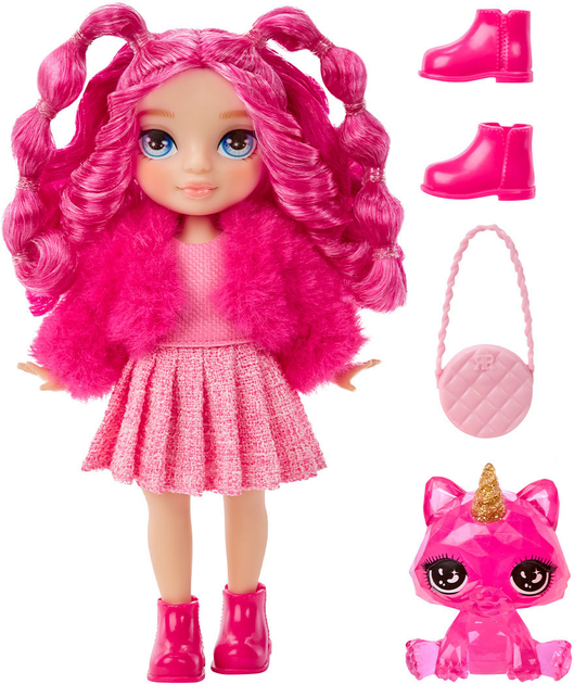 Игровой набор с куклой Rainbow High серии "Littles" - Маджента, с аксессуарами, 531180 1