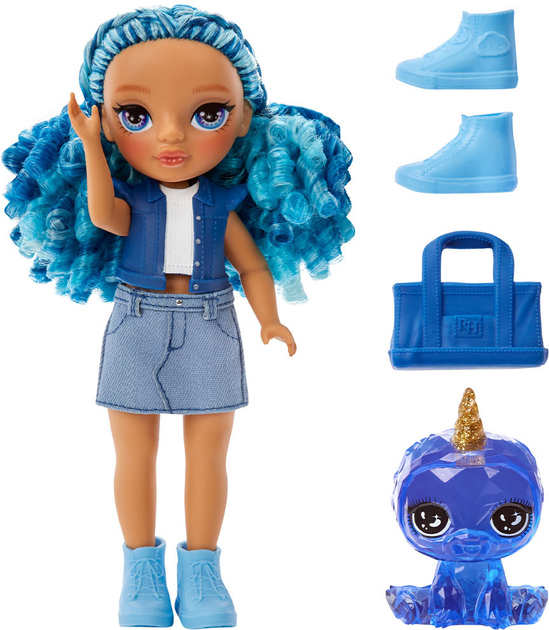 Игровой набор с куклой Rainbow High серии "Littles" - Сапфира, с аксессуарами, 531197 1