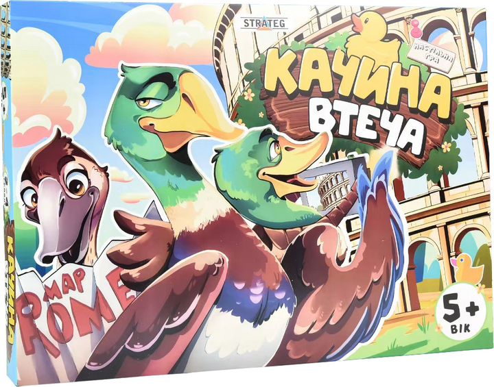 Гра настільна "Качина втеча", 30608, ТМ "Strateg"