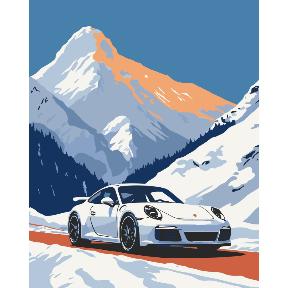 Набор для росписи 40*50 см "Porsche 911", 12505-AC