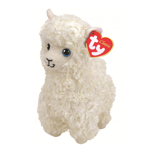 Іграшка м`яка TY Beanie Babies Біла лама "Lily" 25 см, 96316