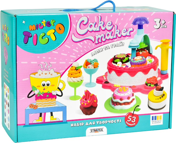 Набір для творчості Містер тісто Cake Maker, 41031, ТМ "Strateg"