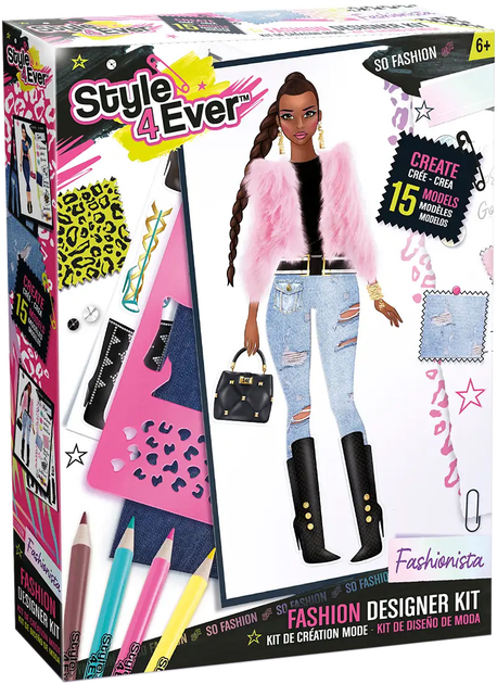 Набор для творчества Style 4 Ever "Юный дизайнер - Fashionista", OFG233/1