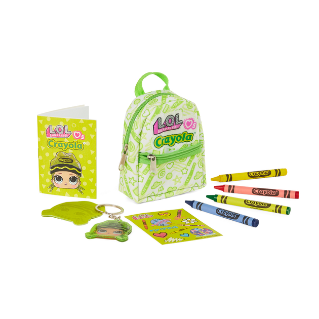 Набор для творчества "Мини-рюкзак" Crayola, зеленый, 35054-A 2