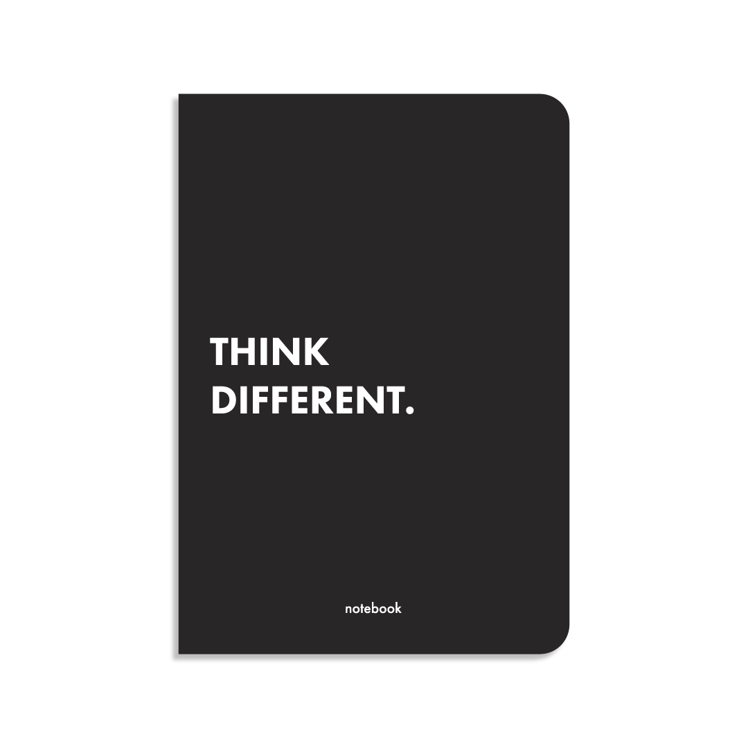 Блокнот "Think Different" чорний, orner-1299