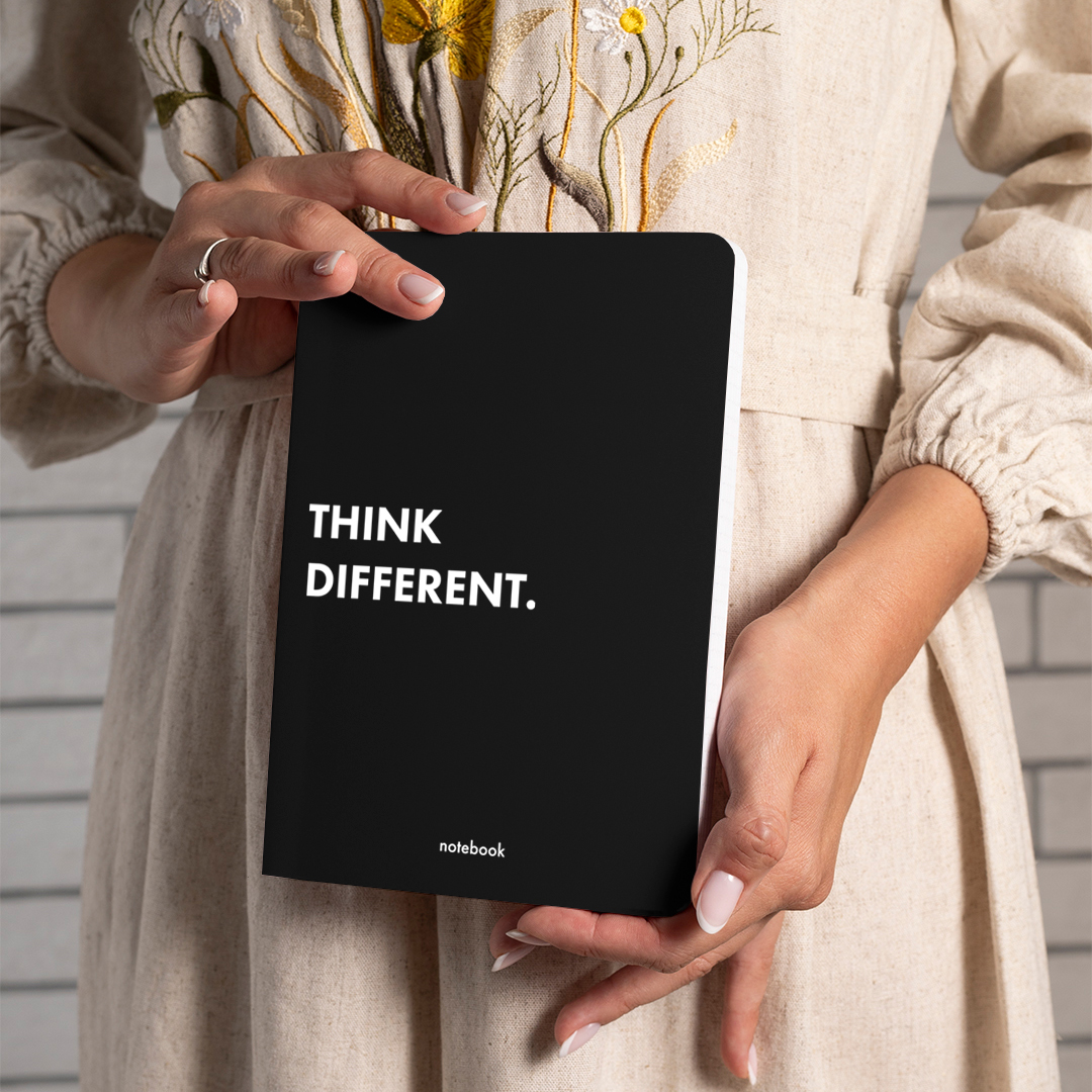 Блокнот "Think Different" чорний, orner-1299 5