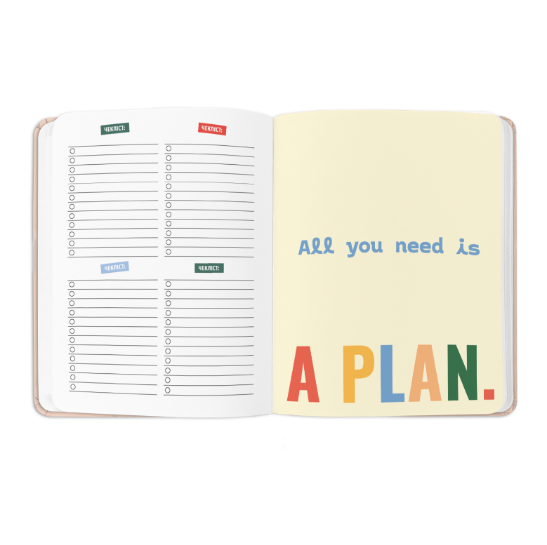 Блокнот для планировки "I HAVE A PLAN" черный, orner-1954 9