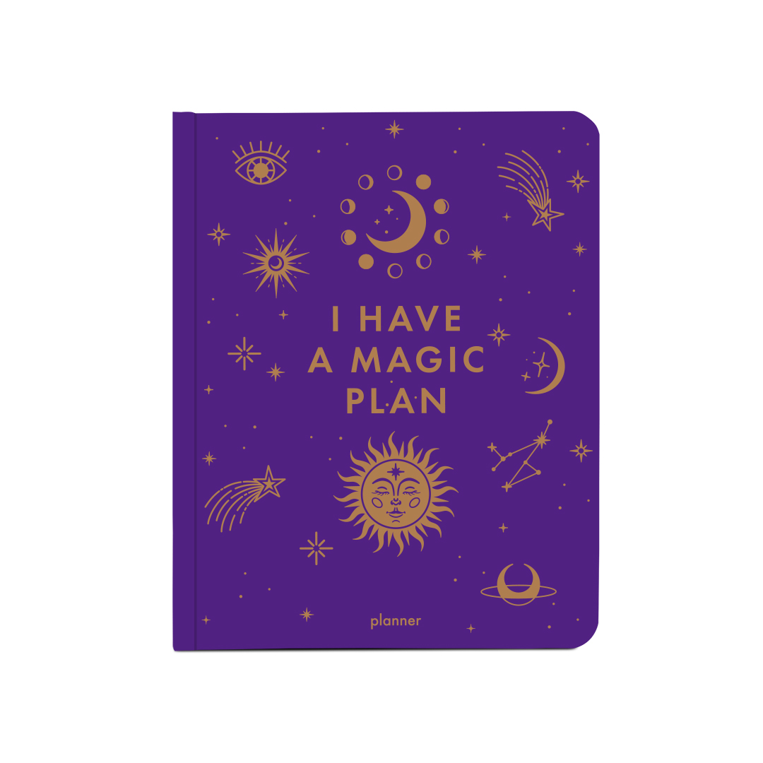 Блокнот для планирования "I have MAGIC plan" фиолетовый, orner-2156