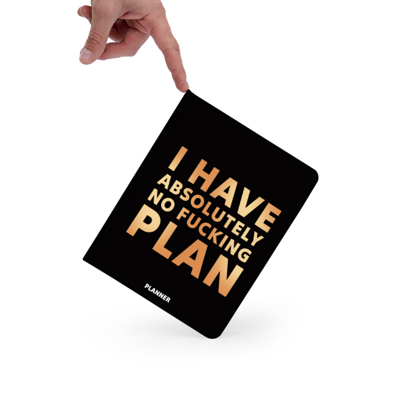 Блокнот для планирования "I HAVE ABSOLUTELY PLAN" чёрный, orner-2181 3