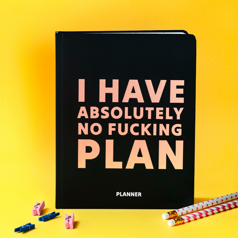 Блокнот для планирования "I HAVE ABSOLUTELY PLAN" чёрный, orner-2181 4
