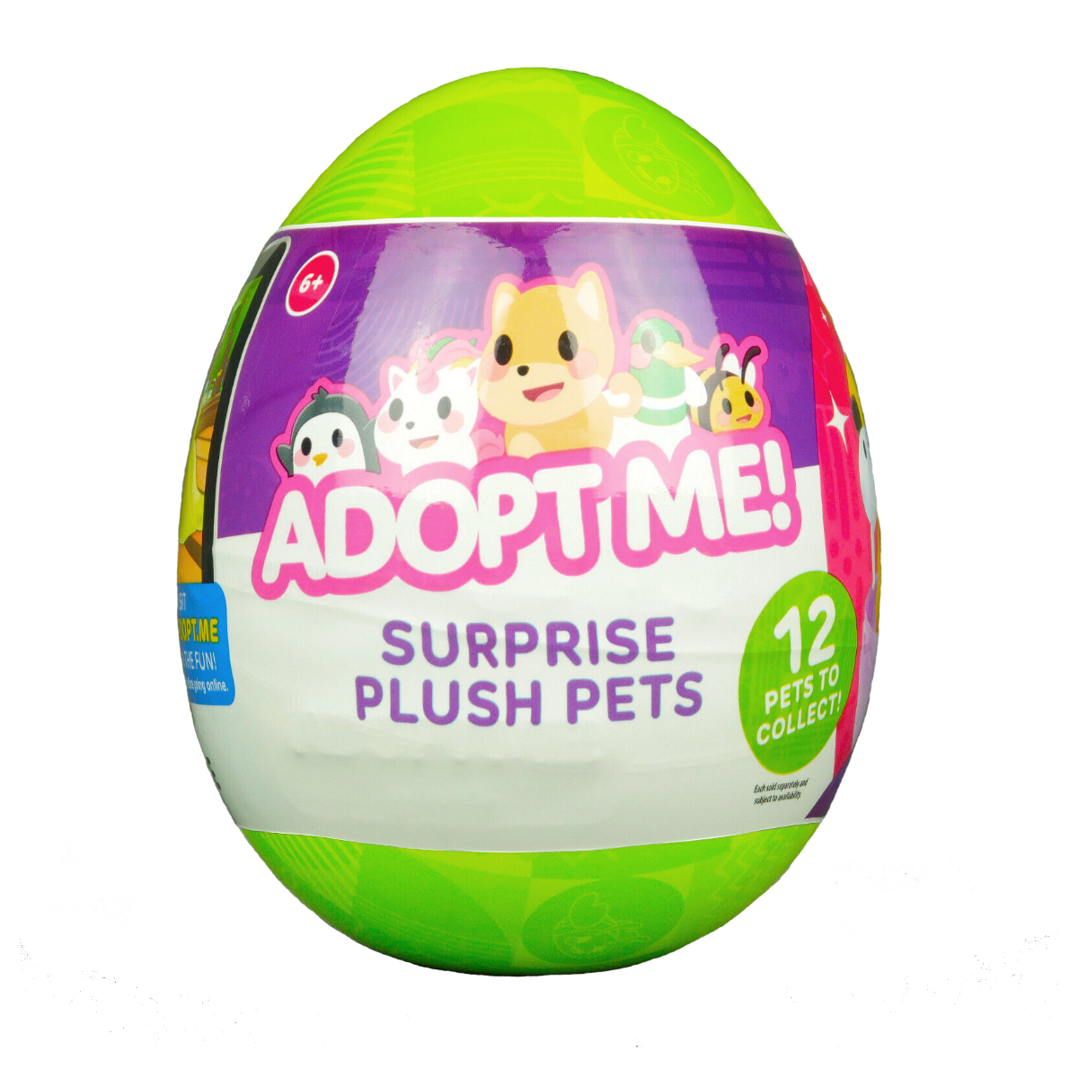 Мягкая игрушка-сюрприз в яйце Adopt Me! S2 - Забавные зверьки (12 видов, в ассорт.), AME0020