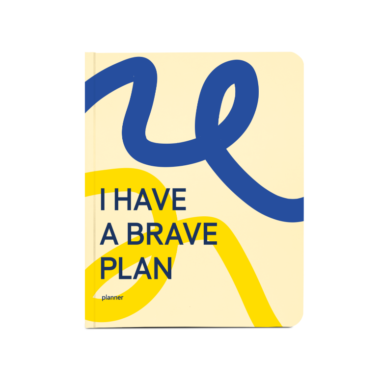 Блокнот для планирования "I HAVE A BRAVE PLAN" патриотический, orner-1956