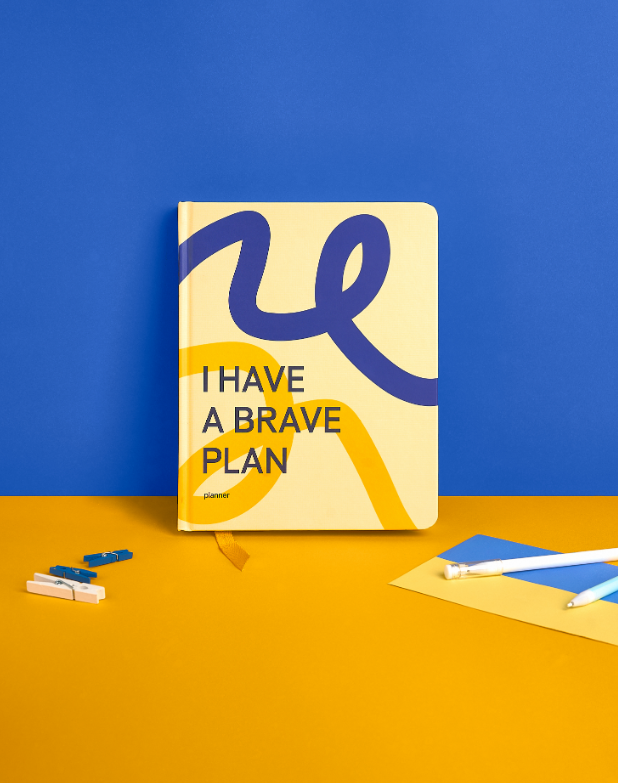 Блокнот для планирования "I HAVE A BRAVE PLAN" патриотический, orner-1956 3