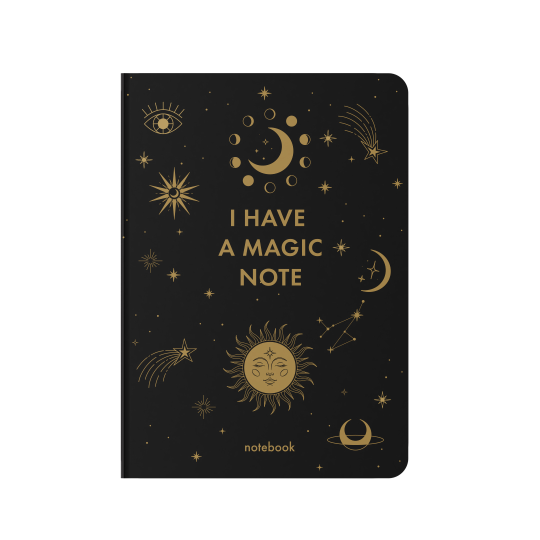Блокнот "I have MAGIC plan" черный, orner-2163