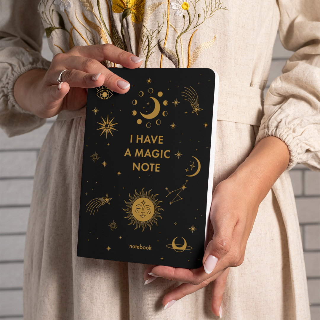 Блокнот "I have MAGIC plan" черный, orner-2163 5
