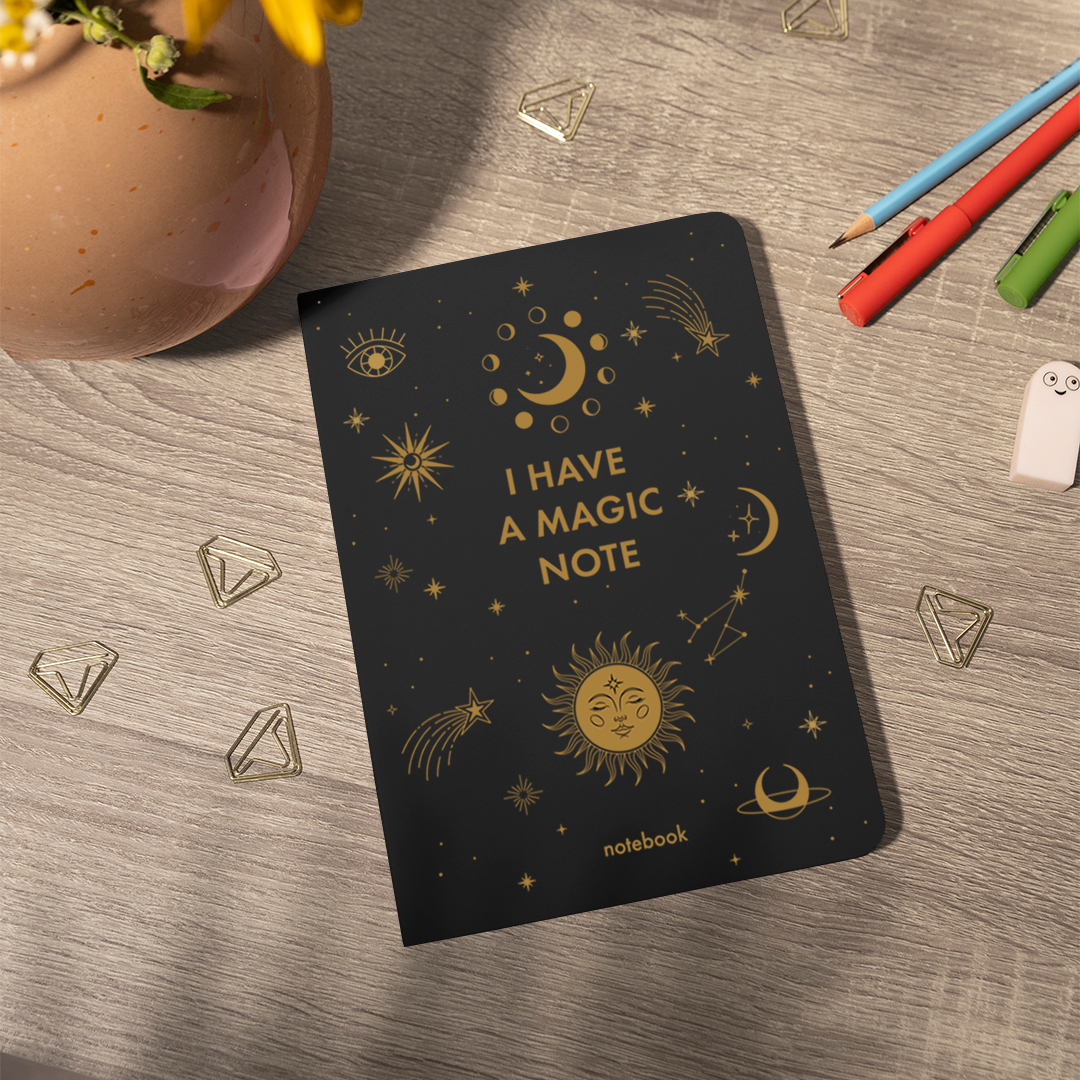 Блокнот "I have MAGIC plan" черный, orner-2163 4