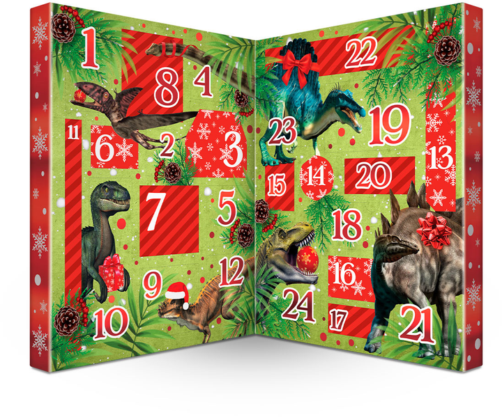 Игровой набор DINOSART - Адвент-календарь "Динозавры", 15054 1