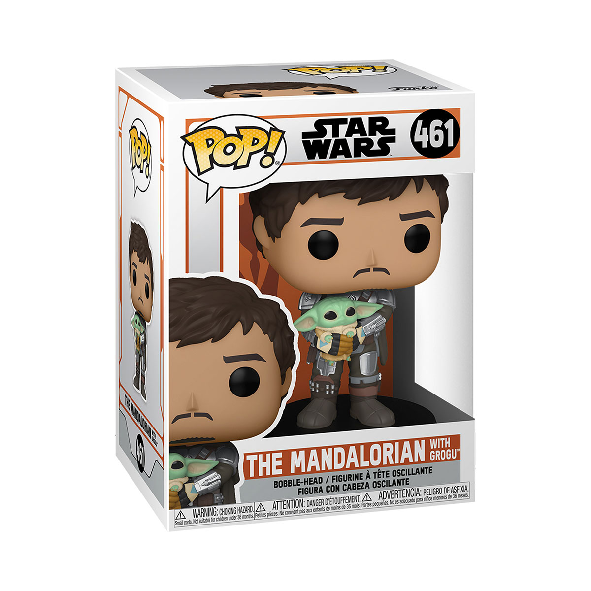 Фігурка Funko Pop серії "Мандалорець" - Мандалорець з Грогу, 54525 5