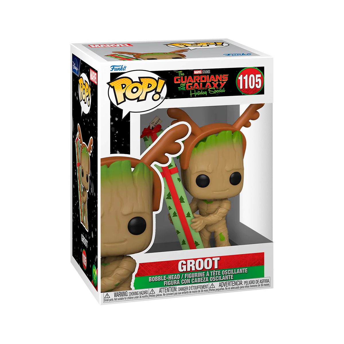 Фігурка Funko Pop серії "Вартові галактики: Holiday Special" – Грут, 64332 3