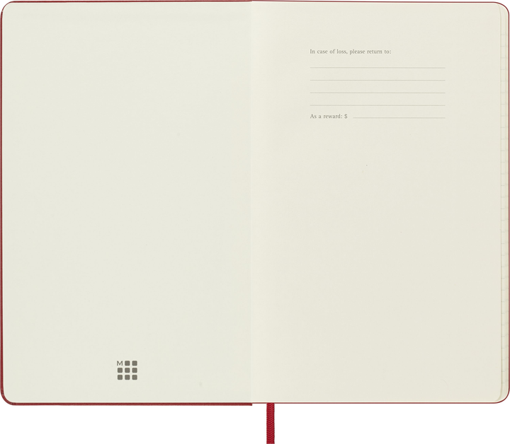 Щоденник 2025 середній, червоний, Moleskine, DHF212DC3Y25 1