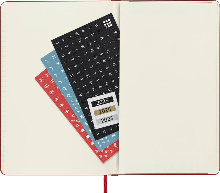 Щоденник 2025 середній, червоний, Moleskine, DHF212DC3Y25 4