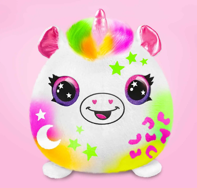 Игровой набор-сюрприз DIY Airbrush Plush - Сквиш Неон, AIR022 5