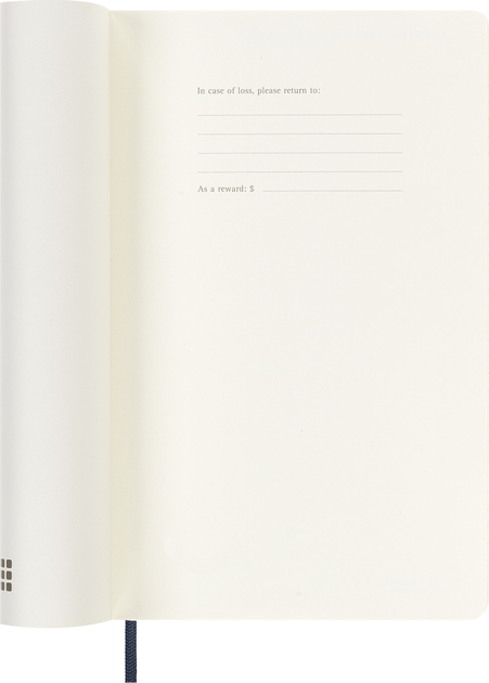Щоденник 2025 середній, сапфір м’який, Moleskine, DSB2012DC3Y25 1
