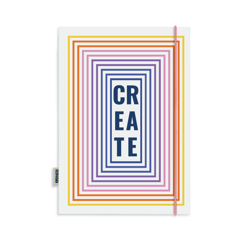 Блокнот "Create" цветной, orner-2312