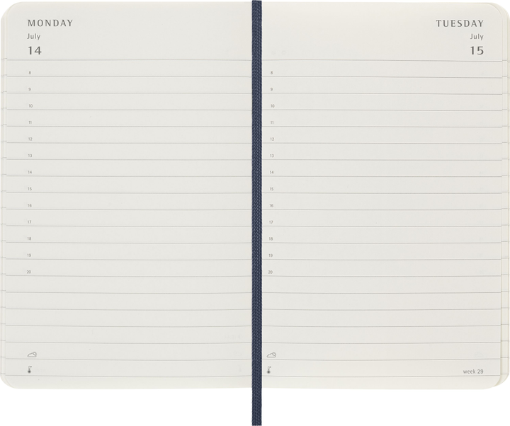 Щоденник 2025 кишеньковий, сапфір м’який, Moleskine, DSB2012DC2Y25 2