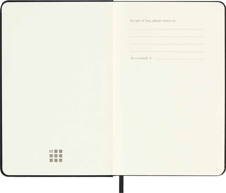 Щоденник 2025 кишеньковий, чорний, Moleskine, DHB12DC2Y25 1