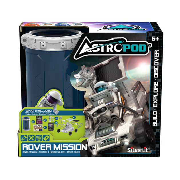 Игровой набор с фигуркой ASTROPOD – МИССИЯ "СОБЕРИ КОСМИЧЕСКИЙ РОВЕР", 80332
