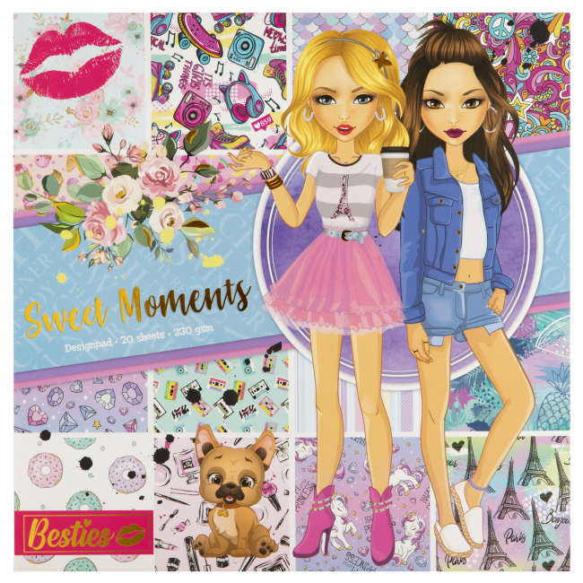Блокнот для дизайну "Sweet Moments" Besties, 961033