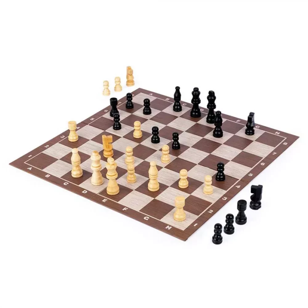 Гра настільна "Шахи" з дерев’яними фігурами, SM98367/6065339 2