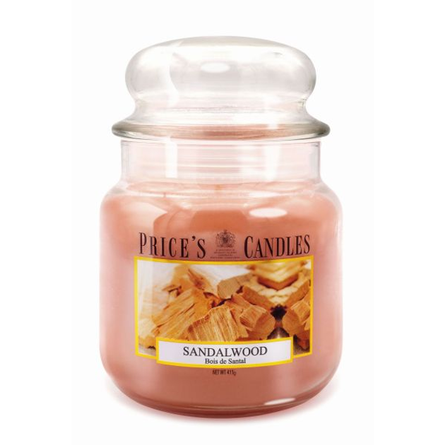 Свічка Сандалове дерево Price`s Candles 100 г, PLJ54