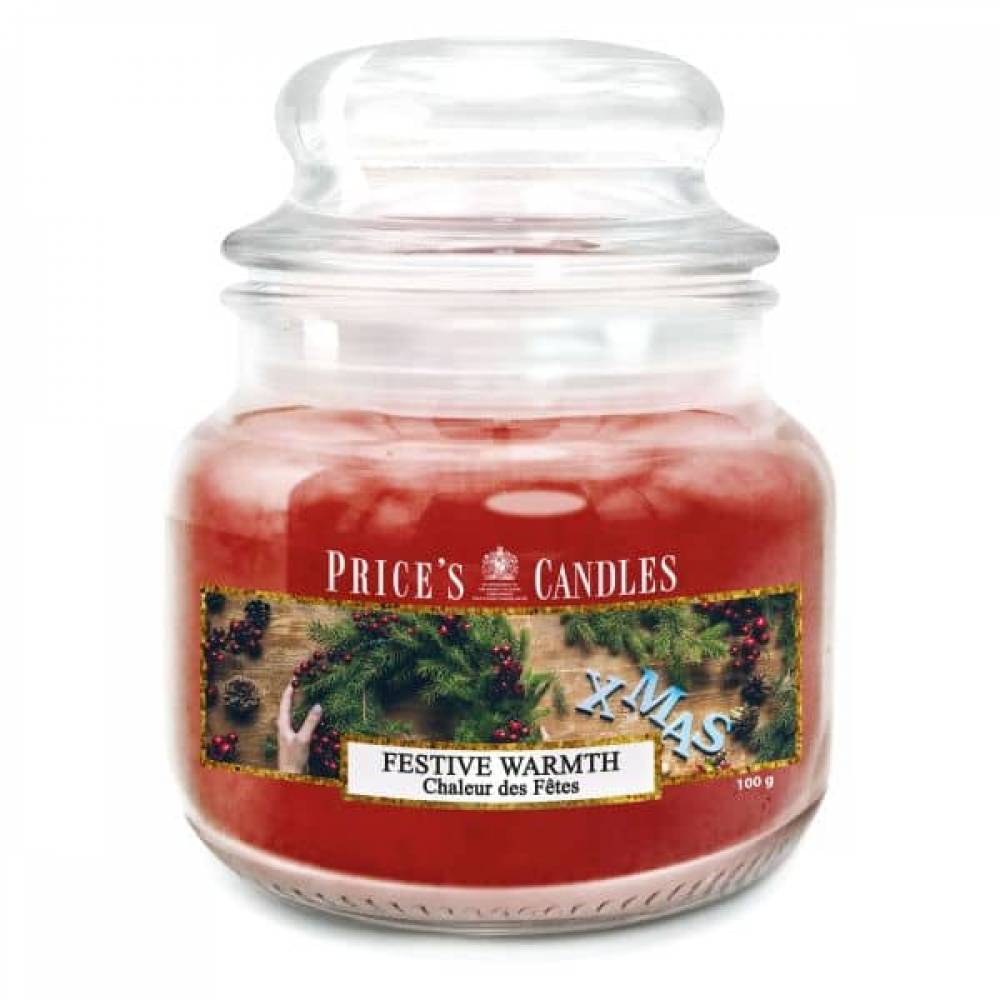 Свеча Праздничное тепло Price`s Candles 100 г, PLJ63