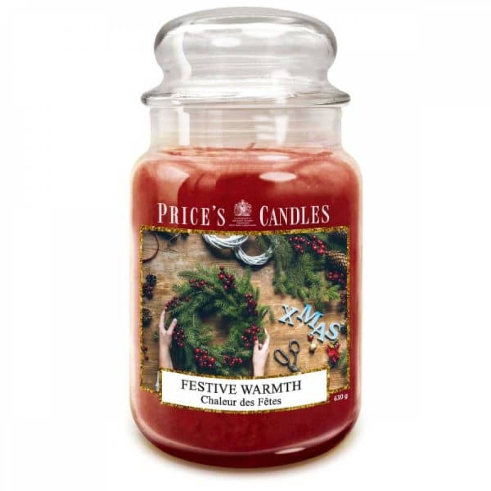 Свічка Святкове тепло Price`s Candles 630 г, PBJ63