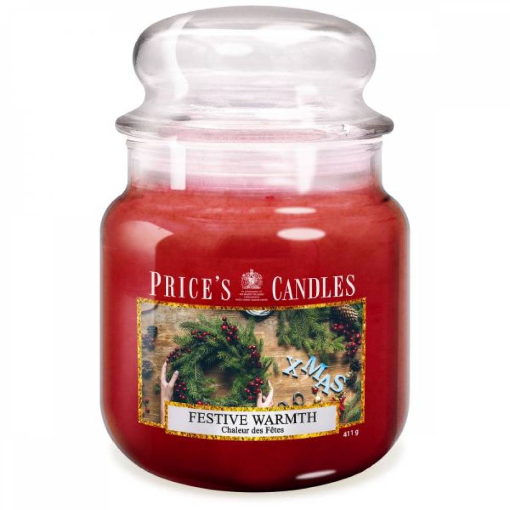 Свічка Святкове тепло Price`s Candles 411 г, PMJ63