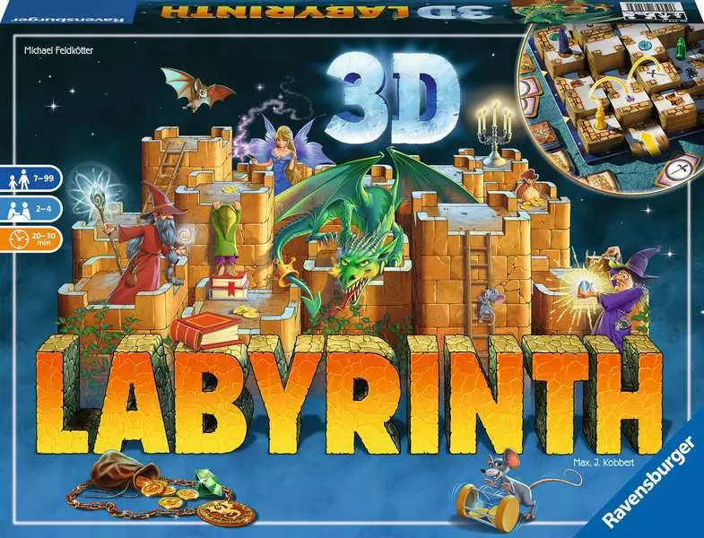 Настольная игра "3D Лабиринт" Ravensburger, 26831