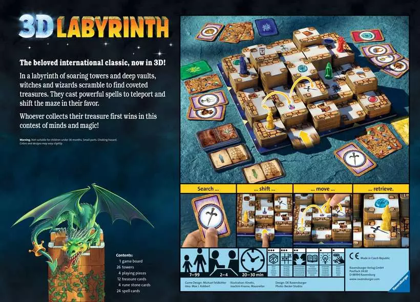 Настольная игра "3D Лабиринт" Ravensburger, 26831 2